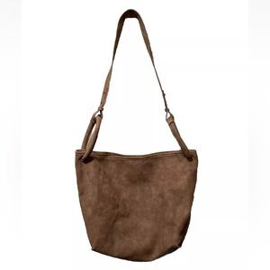 Anthropologie Suede Tan Tie Dye Purse & Bag!